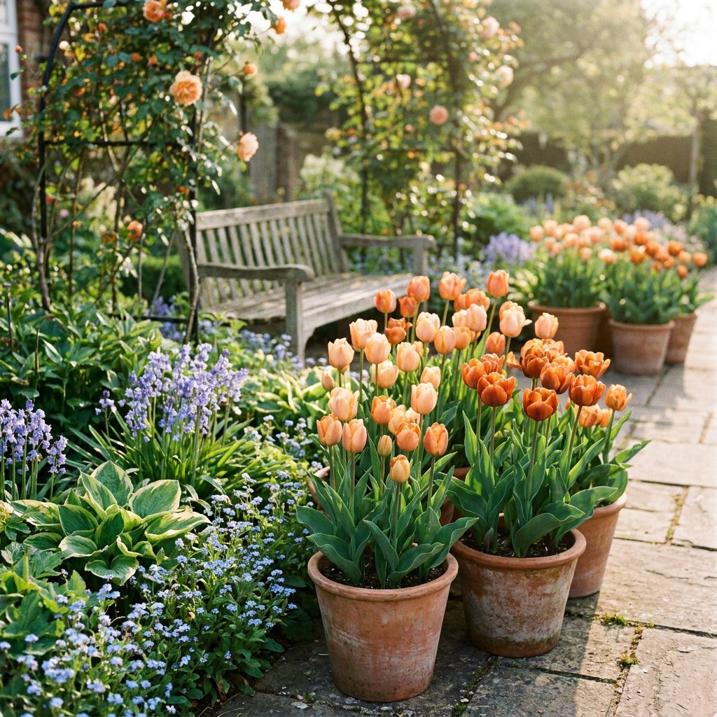 Orange tulips