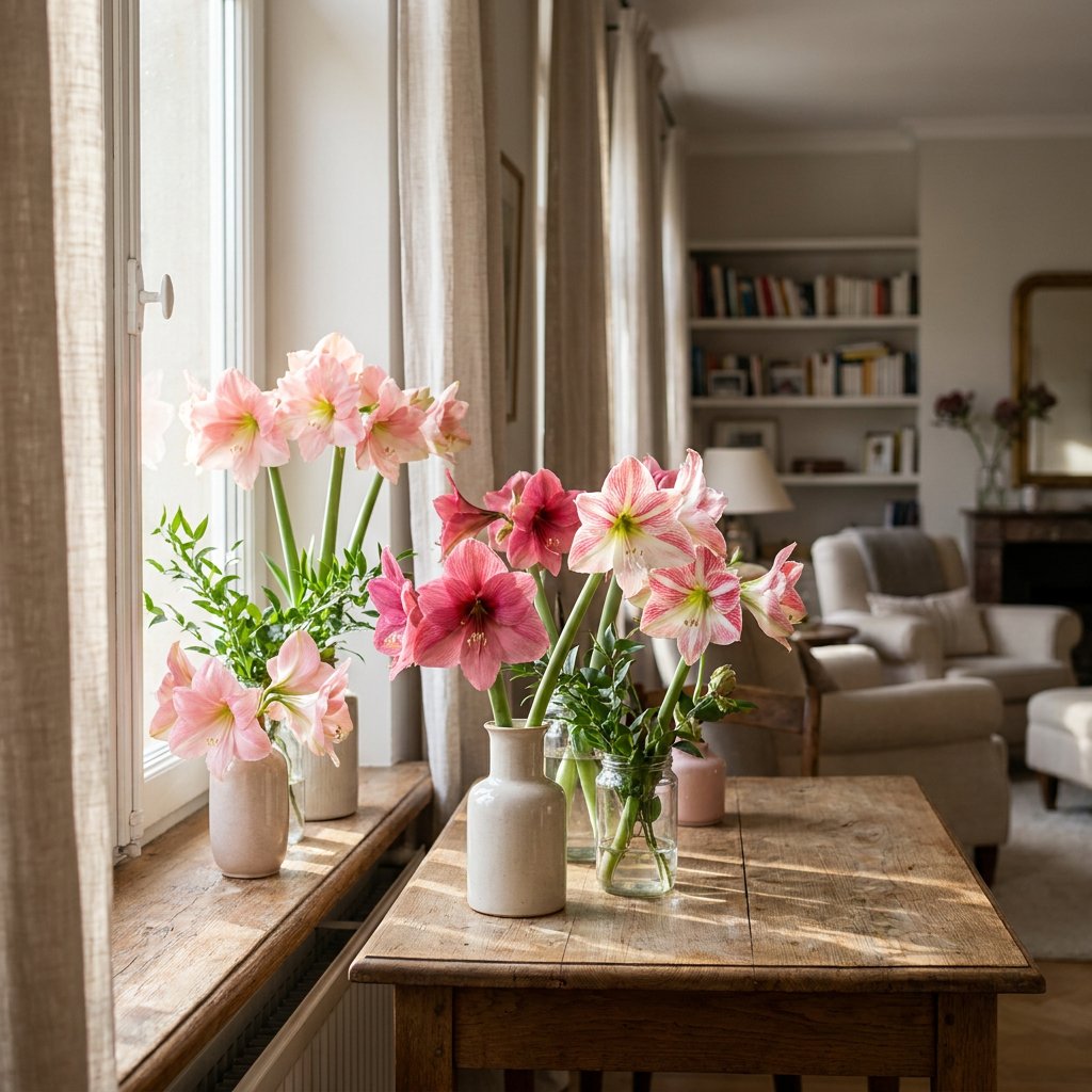 Pink amaryllis