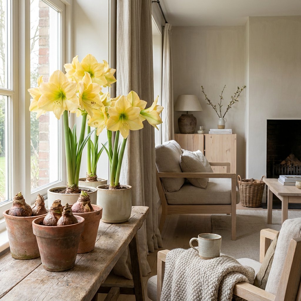 Yellow amaryllis