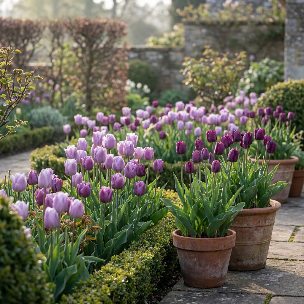 Purple tulips