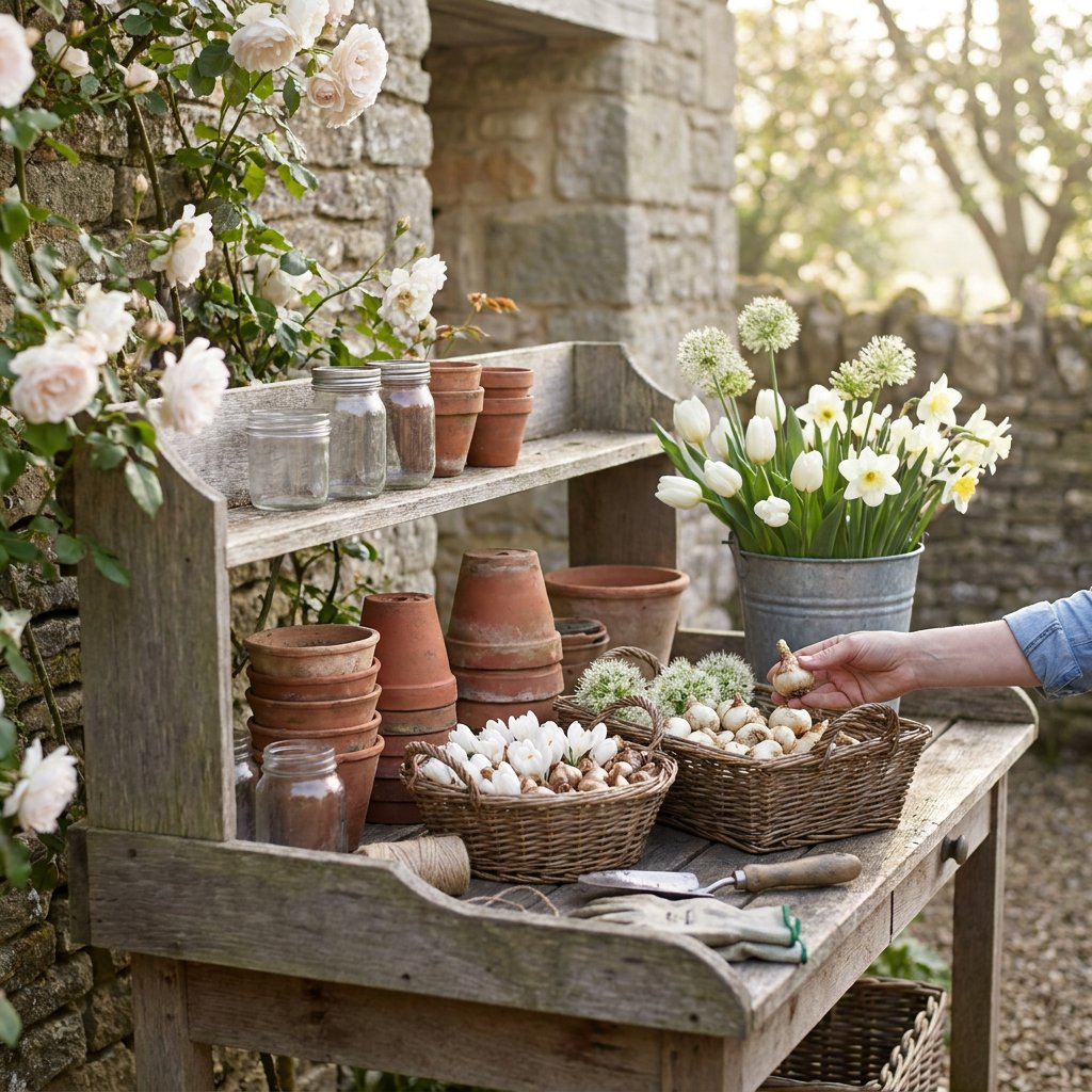 White Flower Bulbs