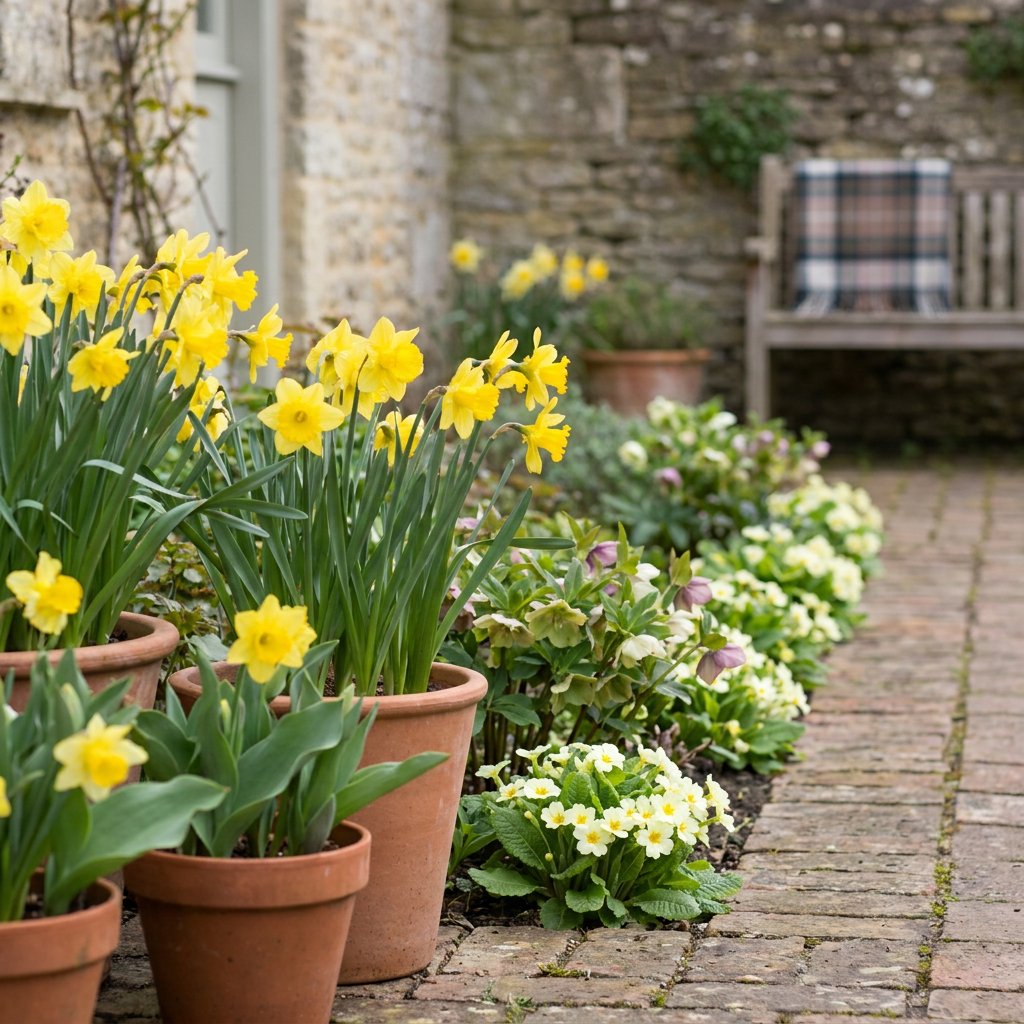 Yellow daffodils