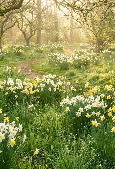 Natuurlijke tuin — Bosrand
