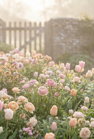 Romantische tuin — Zachte Romance