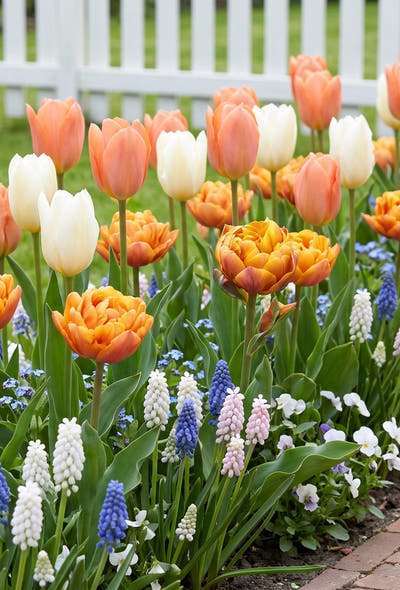 Farbenfroher Garten — Fröhliches Frühjahr