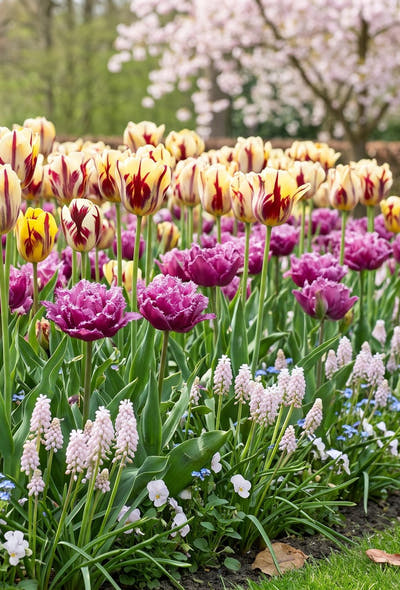 Romantischer Garten — Bunte Wolke