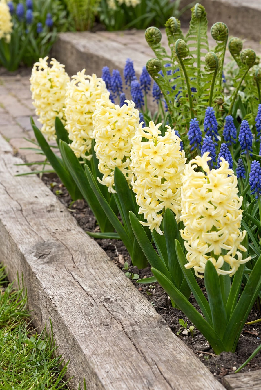 Hyacinthus City of Haarlem — in de border