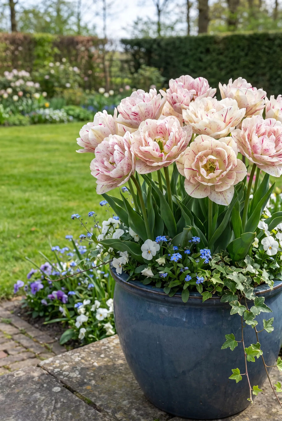 Tulipa Silk Road — in pot op terras