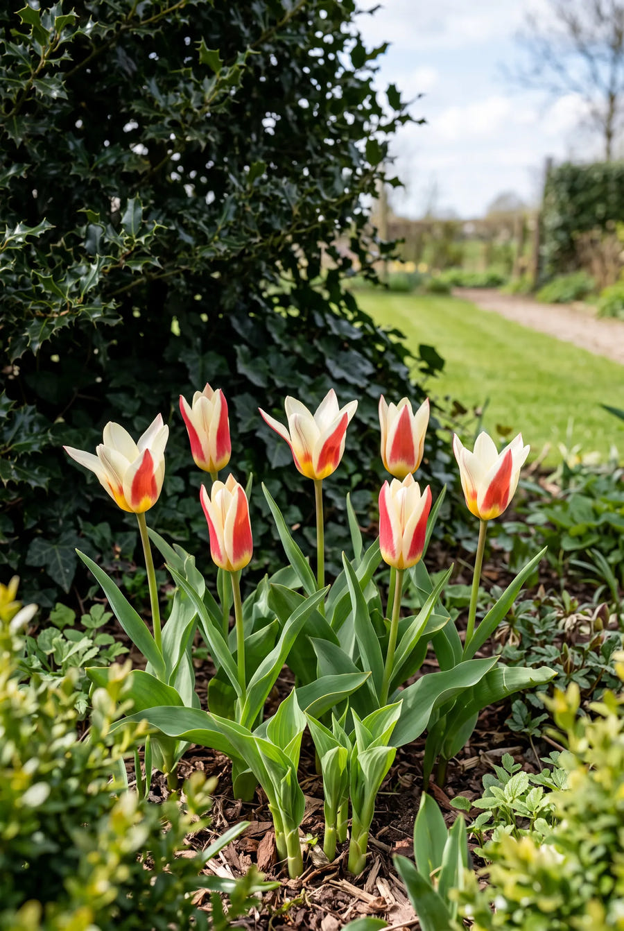 Tulipa Johan Strauss — in de tuin