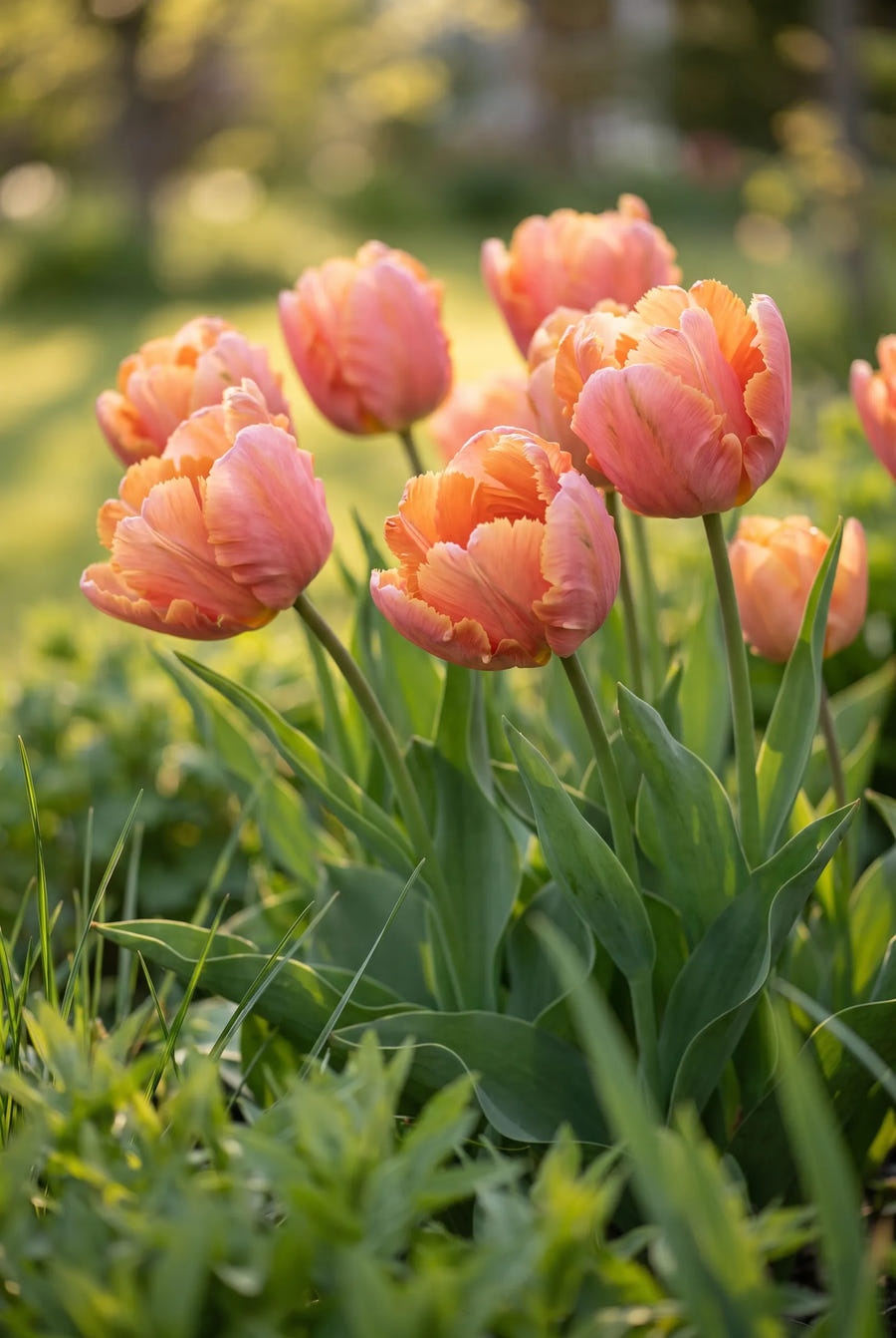 Tulipa Amazing Parrot — in de tuin
