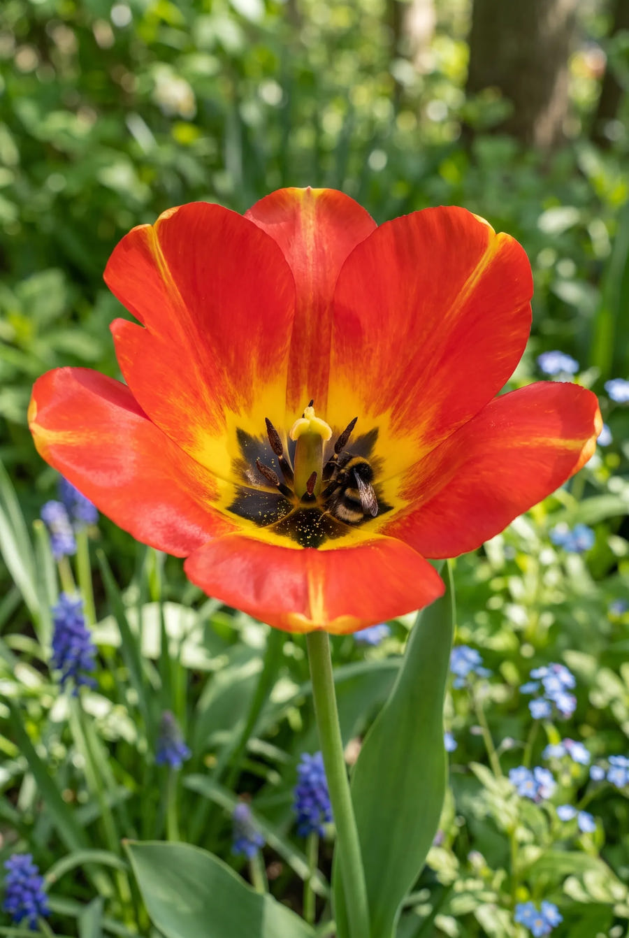 Tulpe American Dream, Herz der Blüte