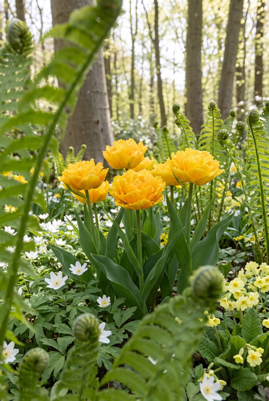 Tulipa Exotic Sun — in de tuin