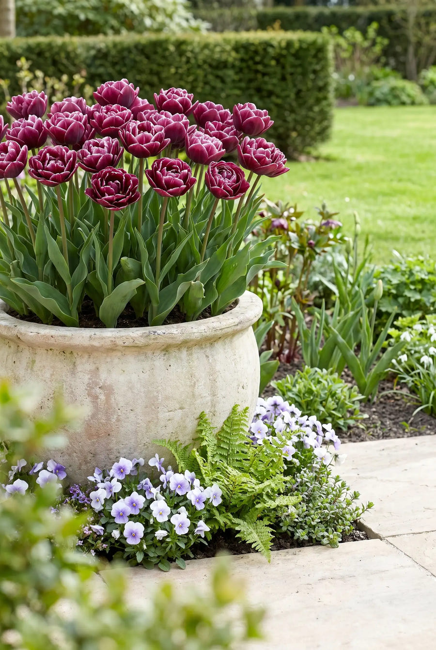 Tulipa Dream Touch — in pot op terras