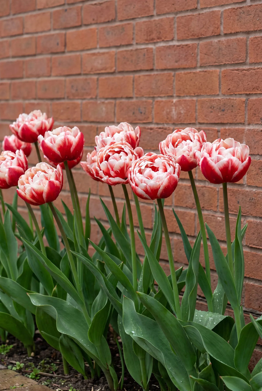 Tulipa Drumline — groep in de tuinborder