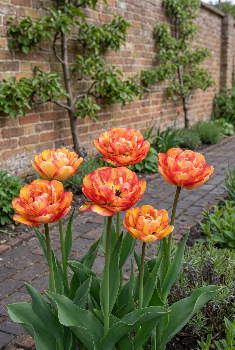 Tulipa Sundowner — in de border