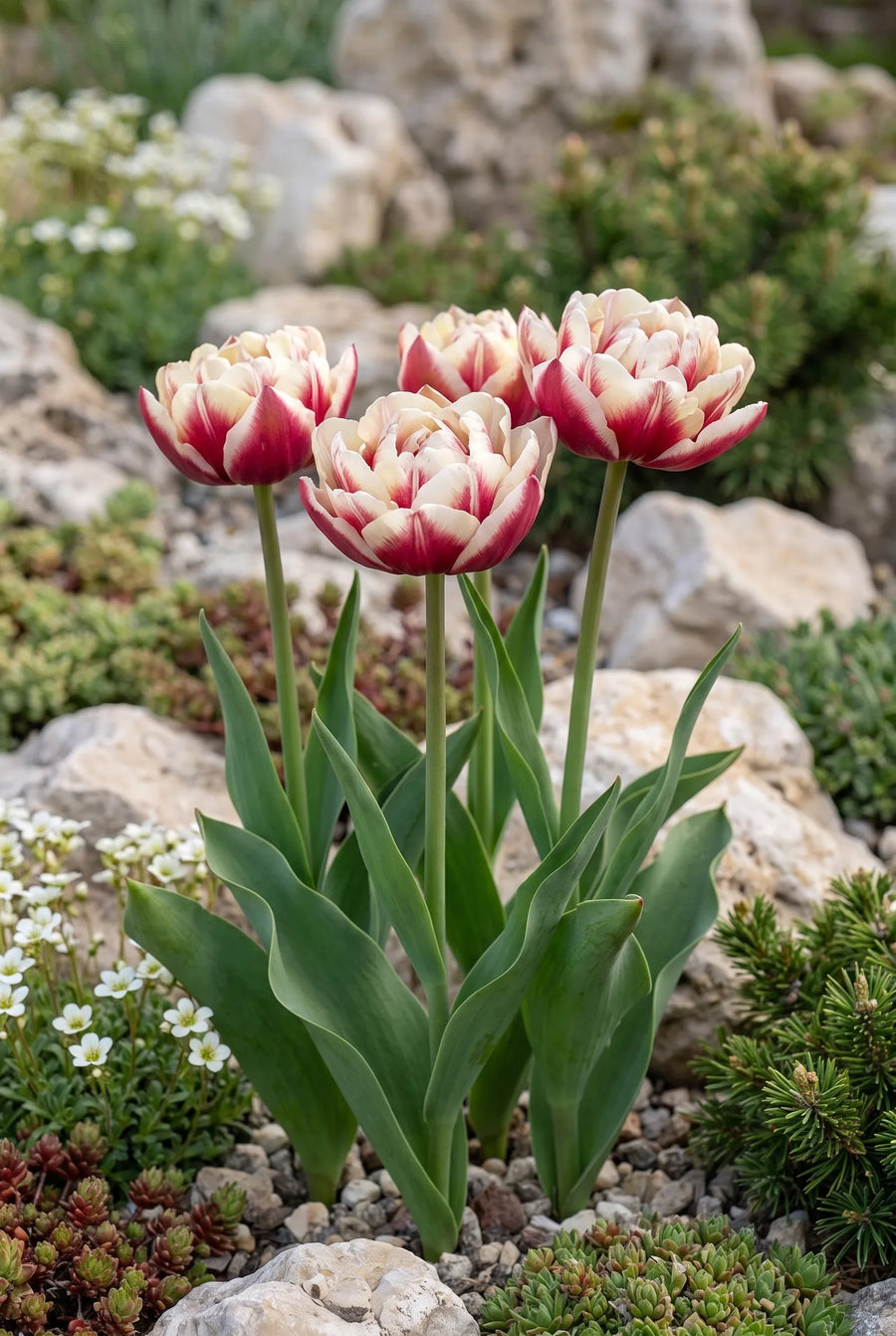 Tulipa Wyndham — in de border