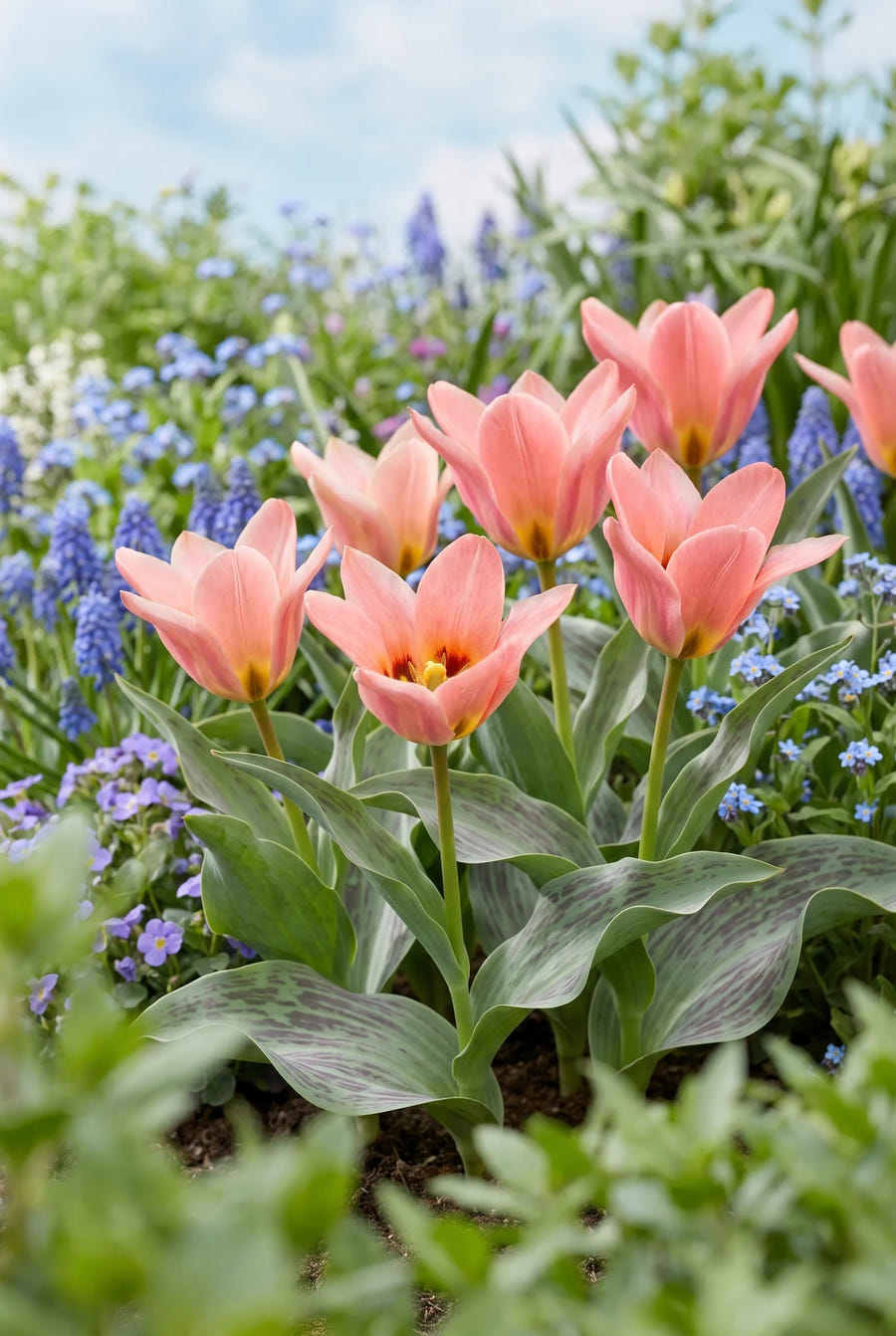 Tulipa Toronto — in de tuin