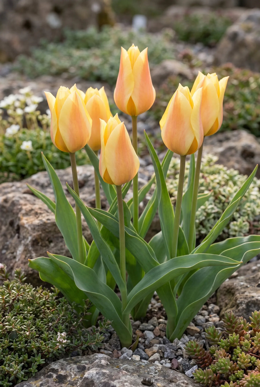 Tulipa Batalinii Bright Gem — in de border