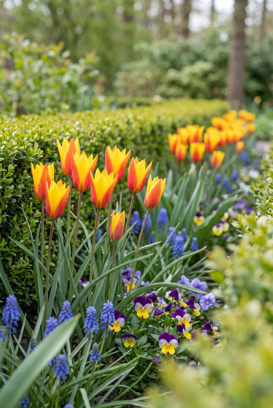 Tulipa Clusiana Tubergens Gem — in de tuin