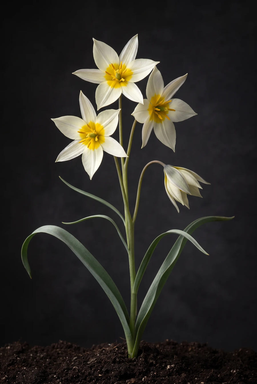 Tulipa Turkestanica — sfeerbeeld