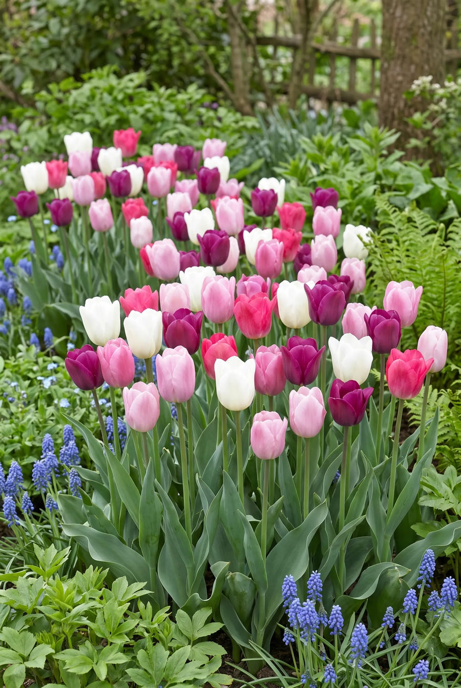 Tulipa Flower Power — groep in de tuinborder
