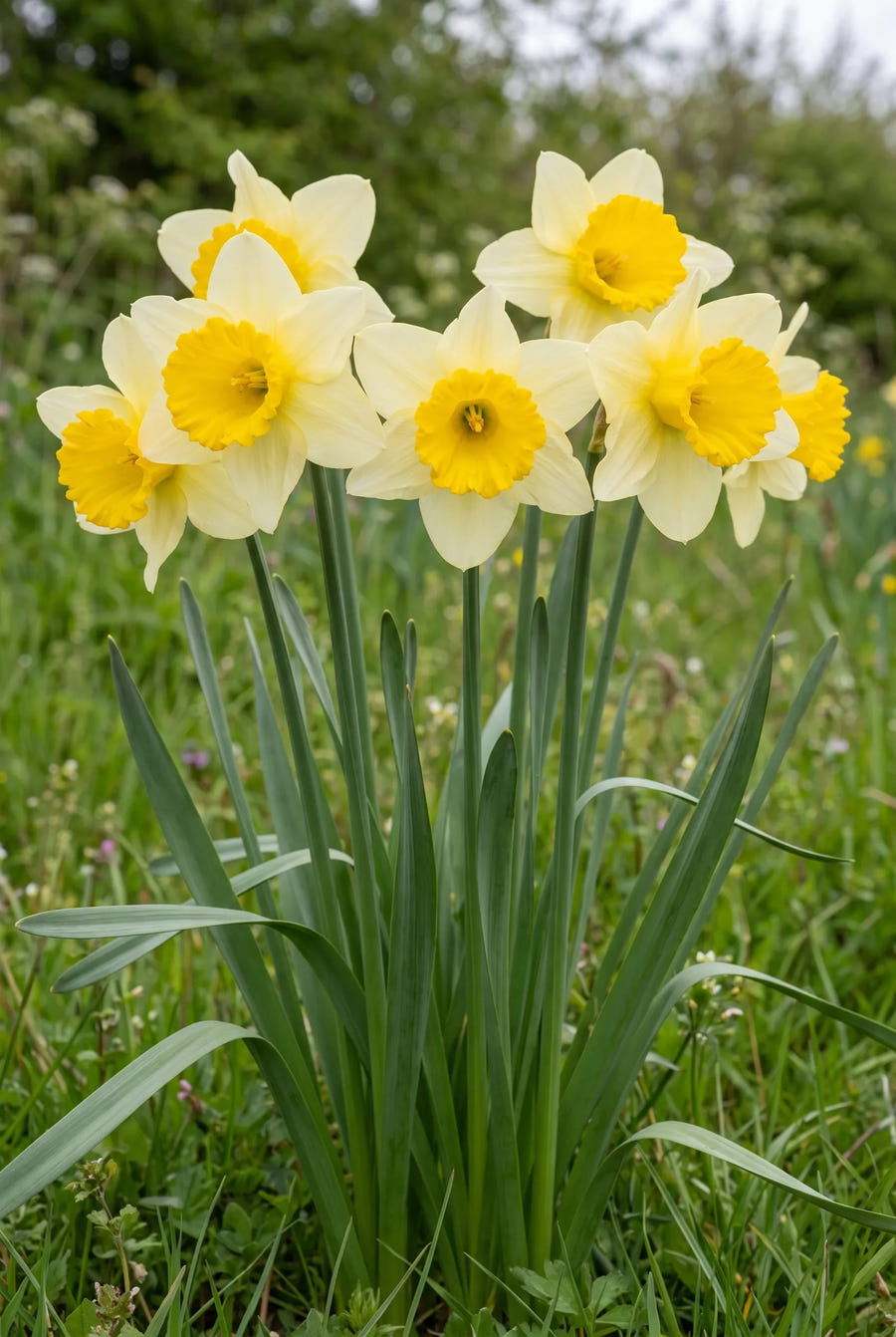 Narcissus Goblet — in de tuin