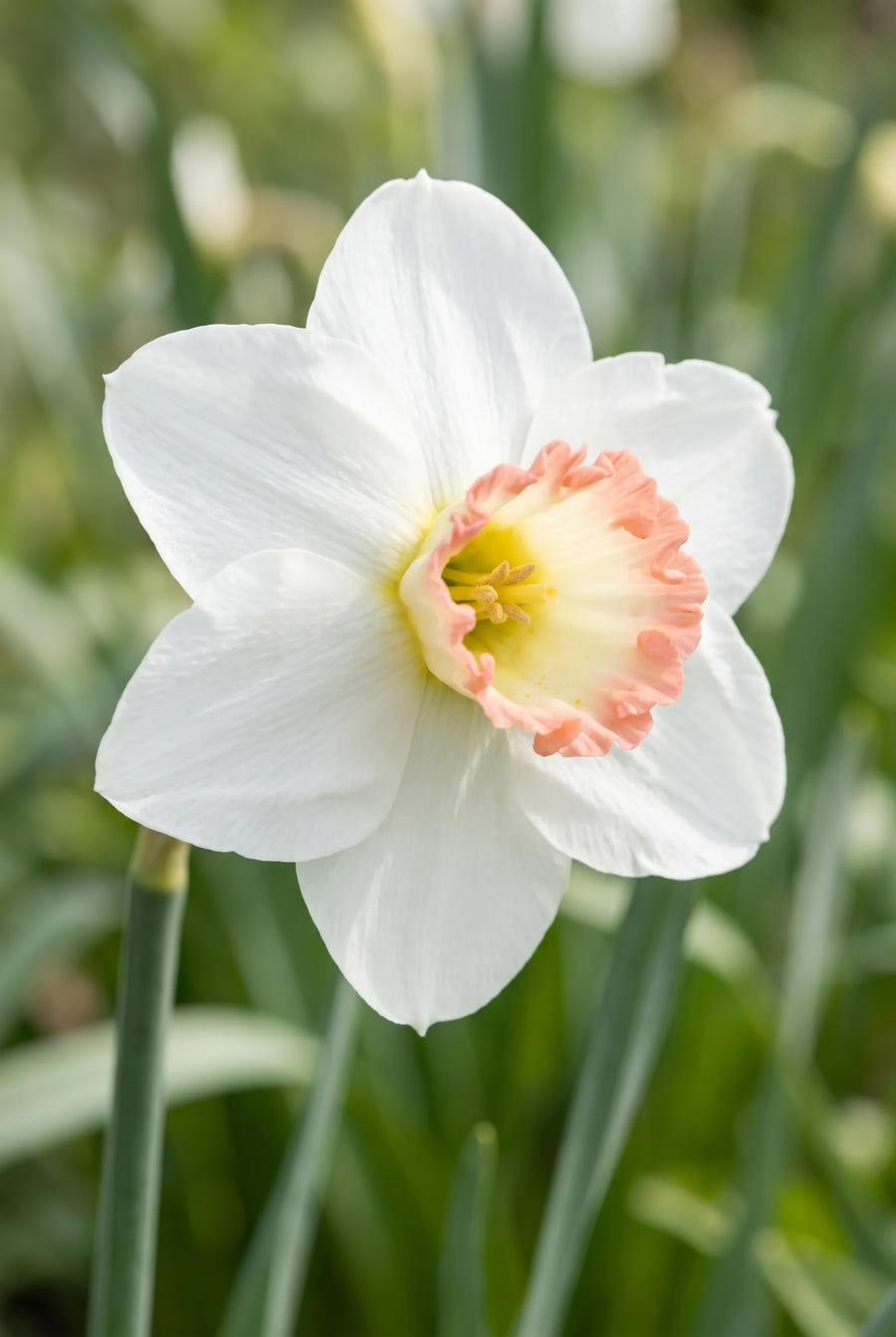 Narcissus High Society — close-up van de bloem
