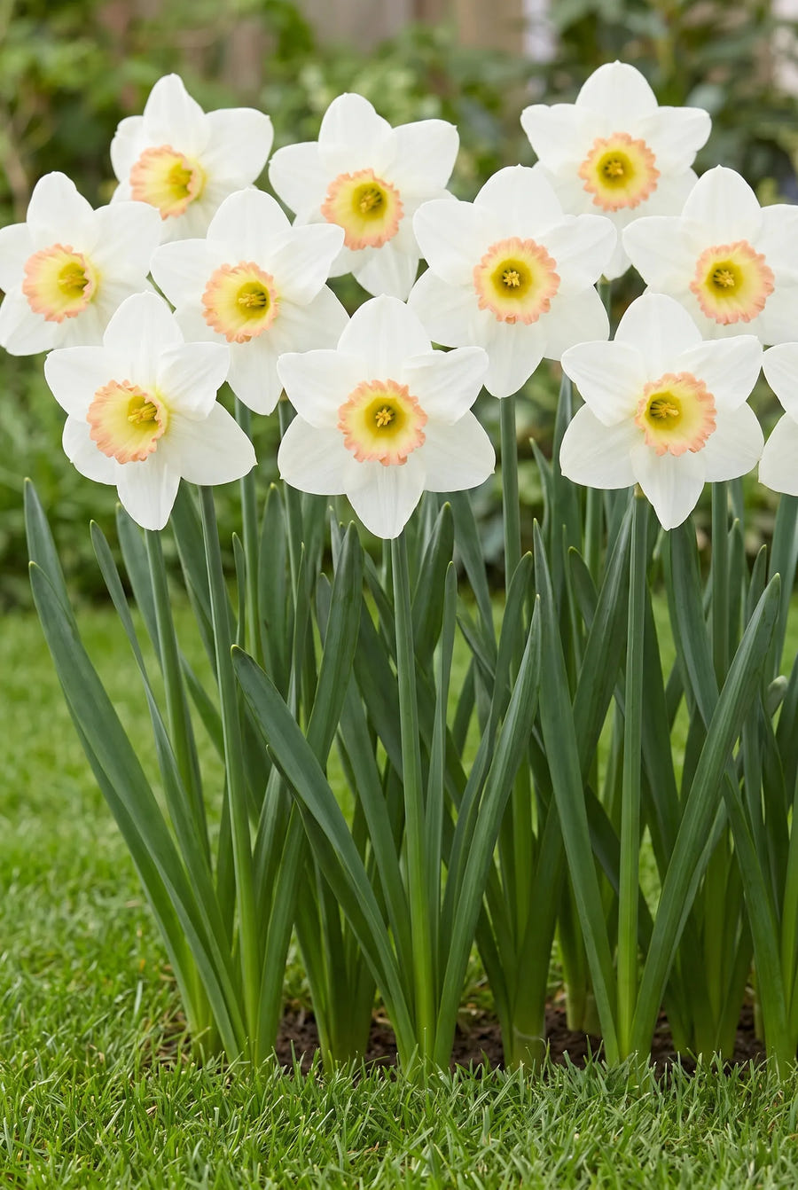 Narcissus High Society — groep in de tuinborder