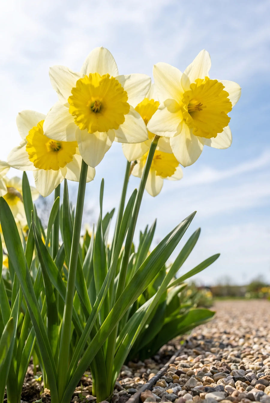 Narcissus Ice Follies — in de tuin
