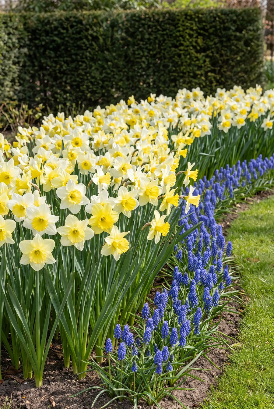 Narcissus Mainstreet — groep in de tuinborder