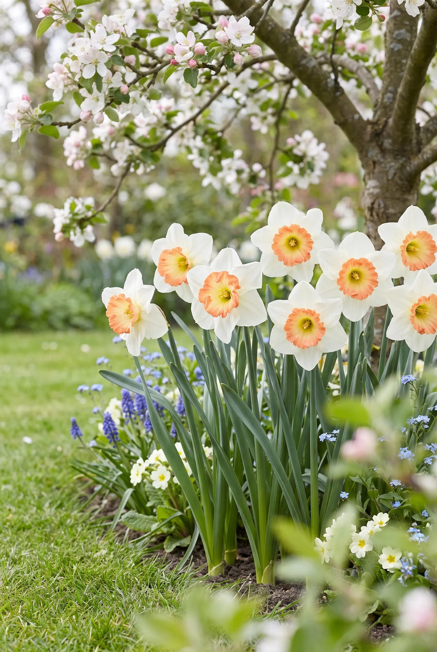 Narcissus Pink Bomb — in de border