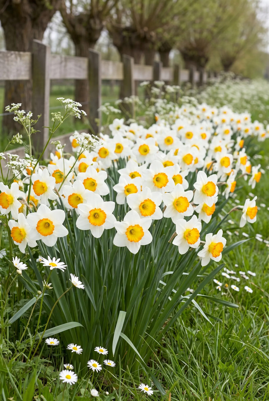 Narcissus Sound — groep in de tuinborder