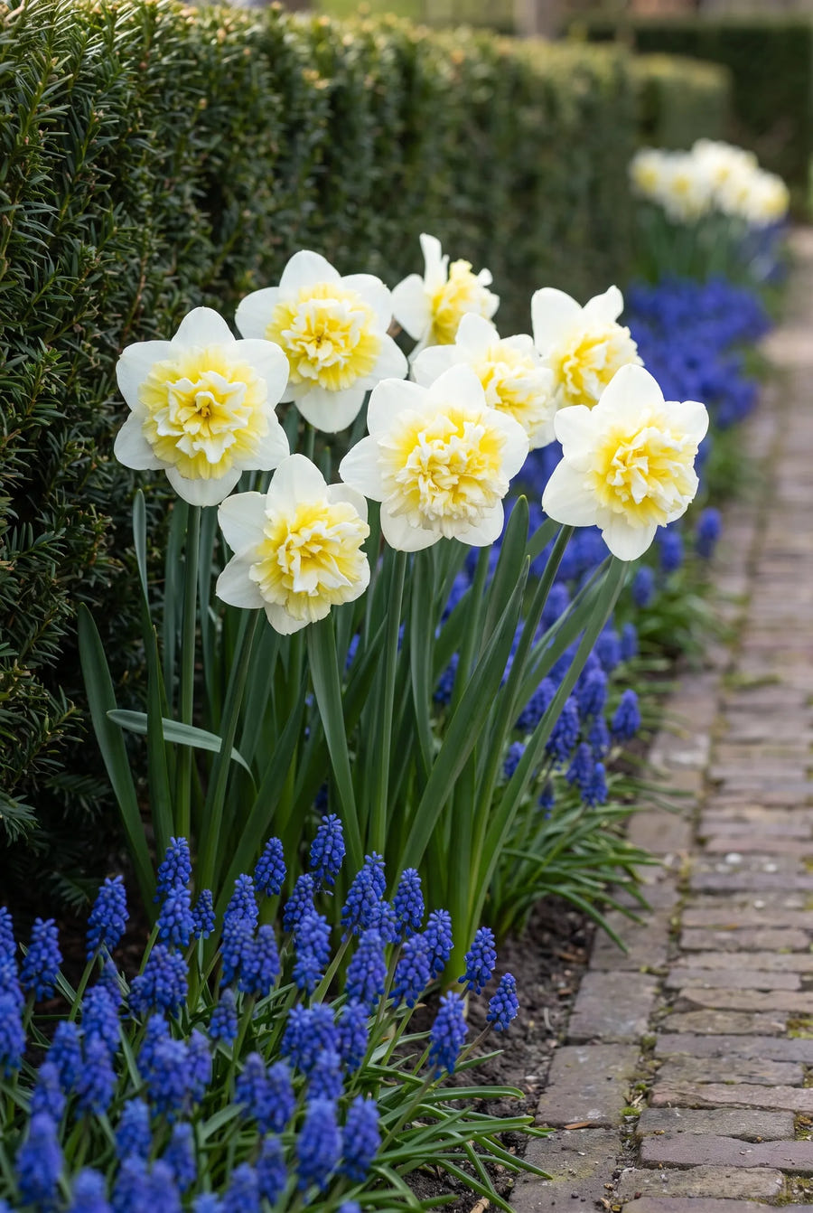 Narcissus Ice King — in de border