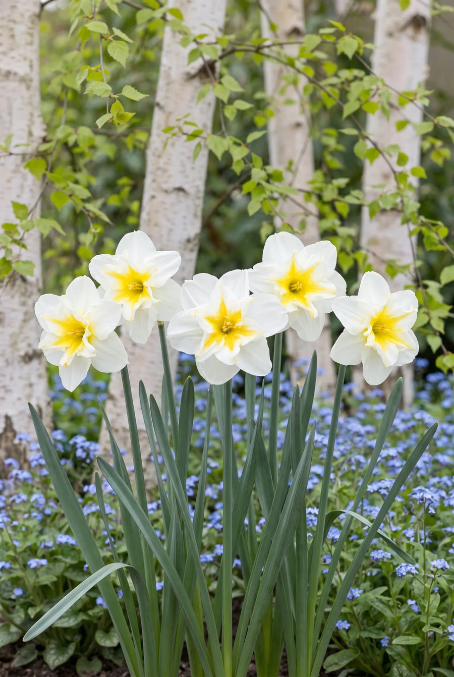 Narcissus Lemon Beauty — in de border