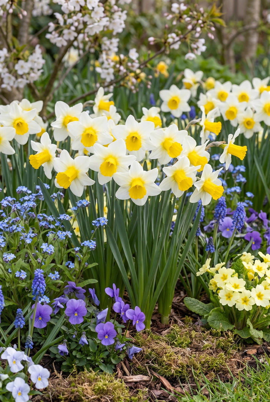 Narcissus Golden Echo — in de border