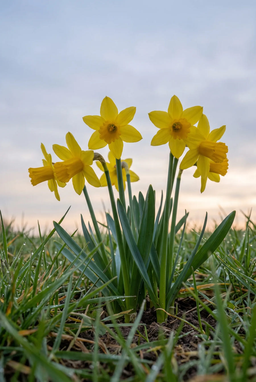 Narcissus Tête à Tête — in de tuin