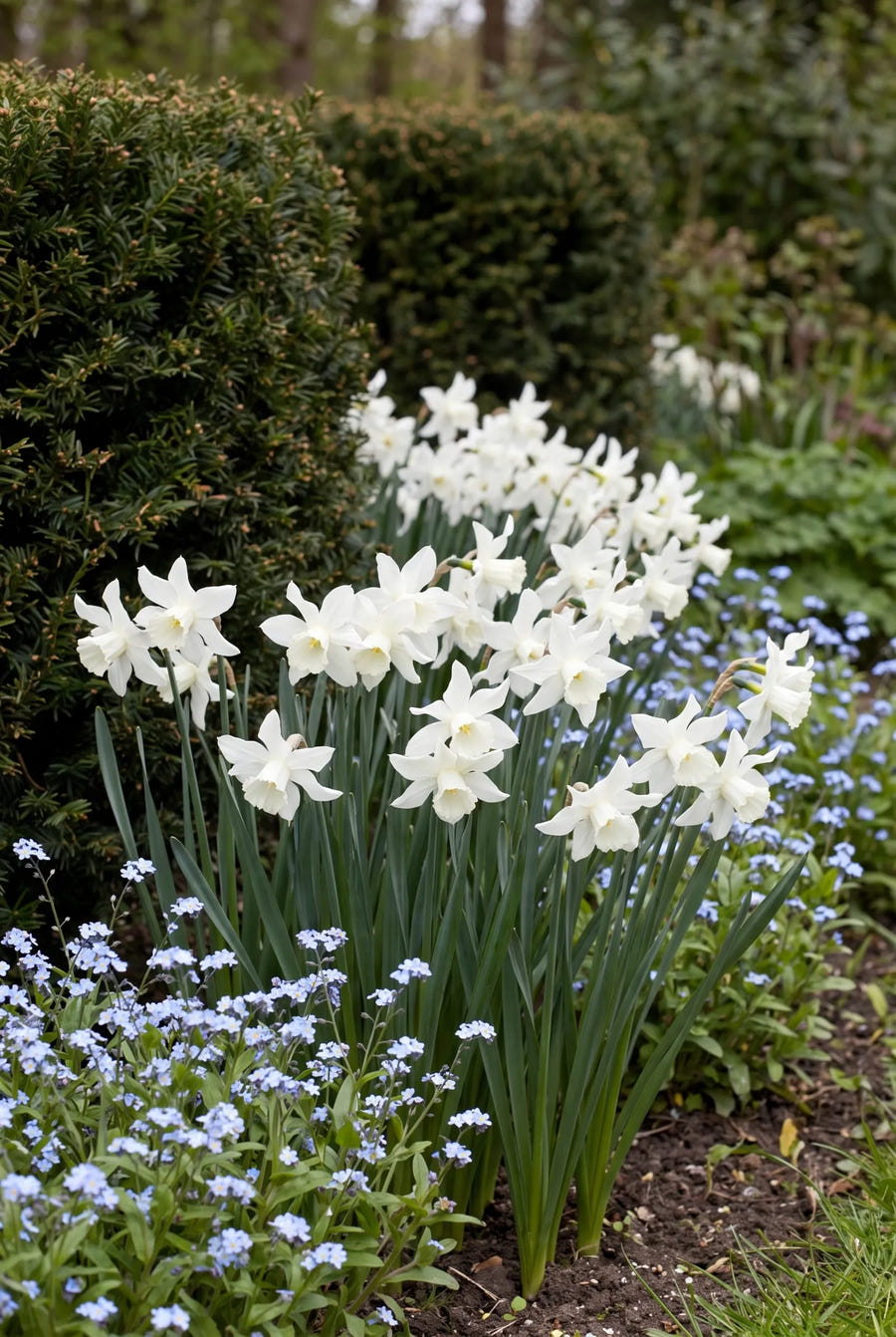Narcissus Thalia — in de border