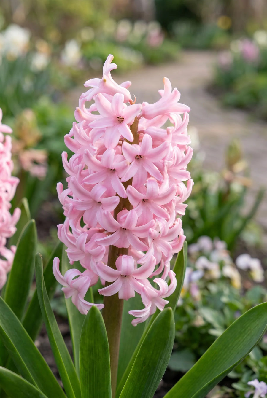 Hyacinthus Fondant — close-up van de bloem