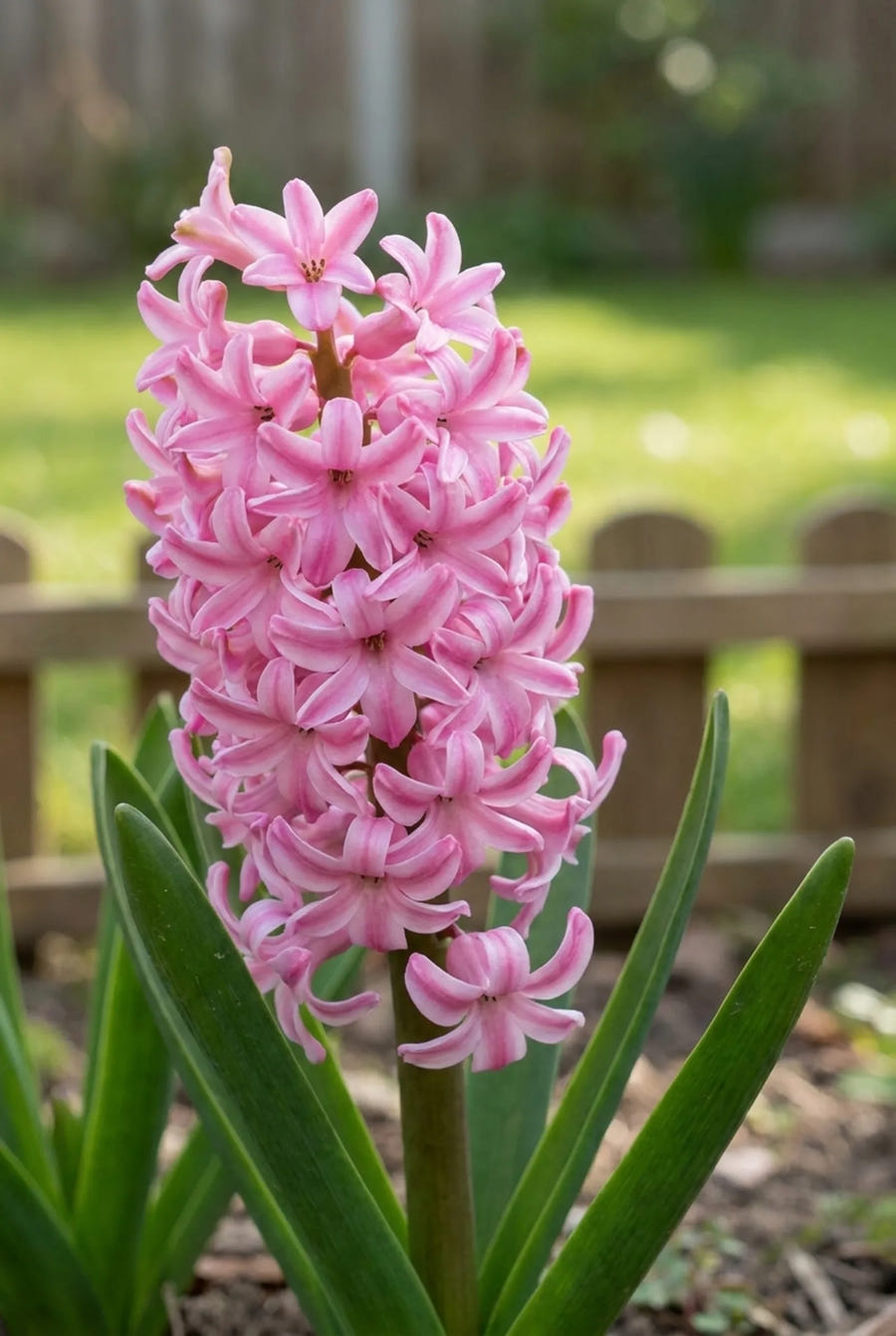 Hyacinthus Pink Pearl — close-up van de bloem