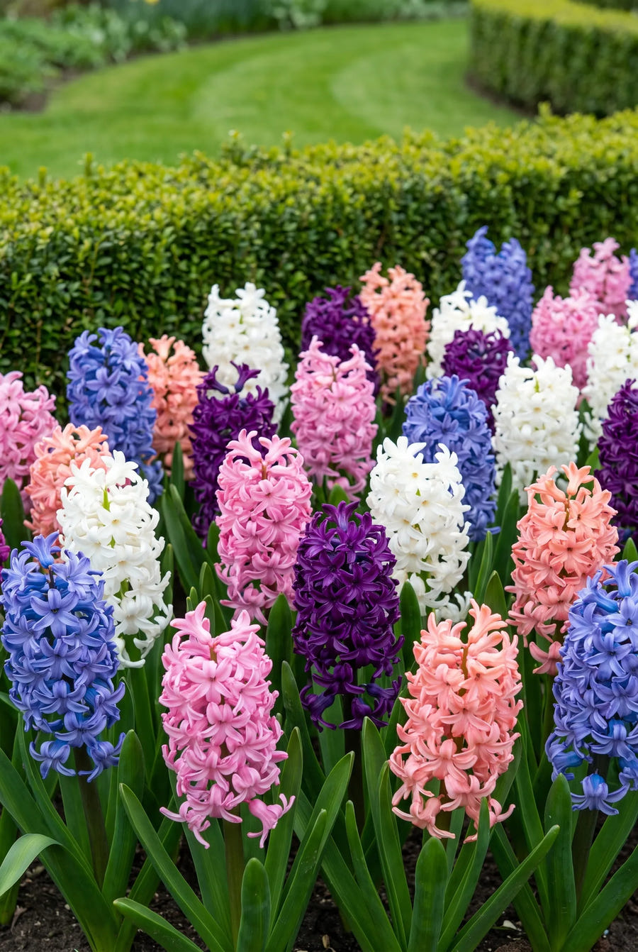 Hyacinthus Orientalis Mixed — in de border
