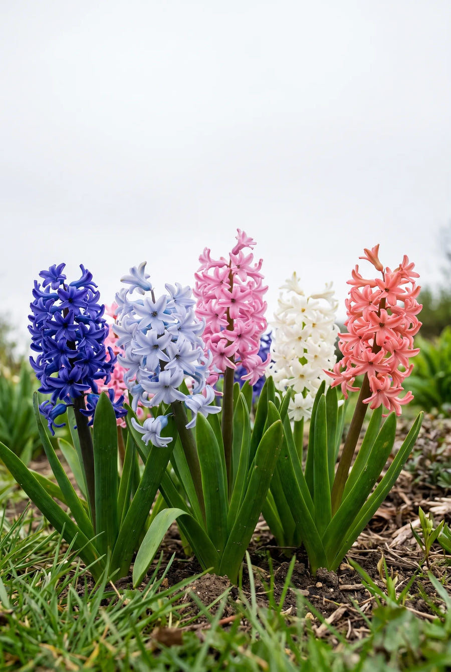 Hyacinthus Orientalis Mixed — in de tuin