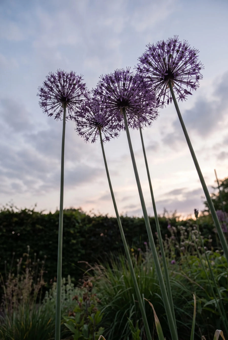 Allium Purple Rain — in de tuin