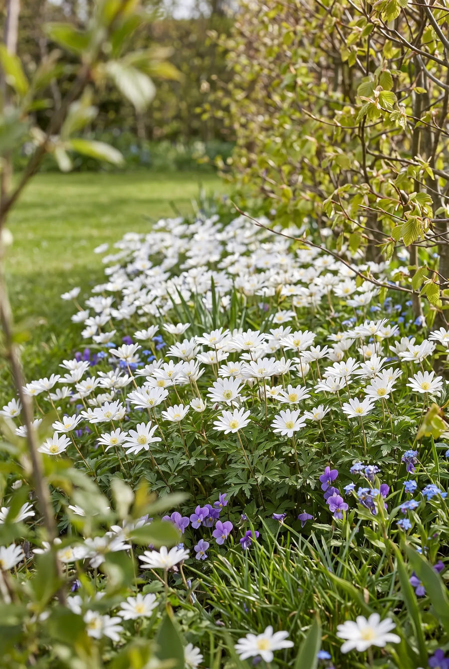 Anemone White Splendour — in de border