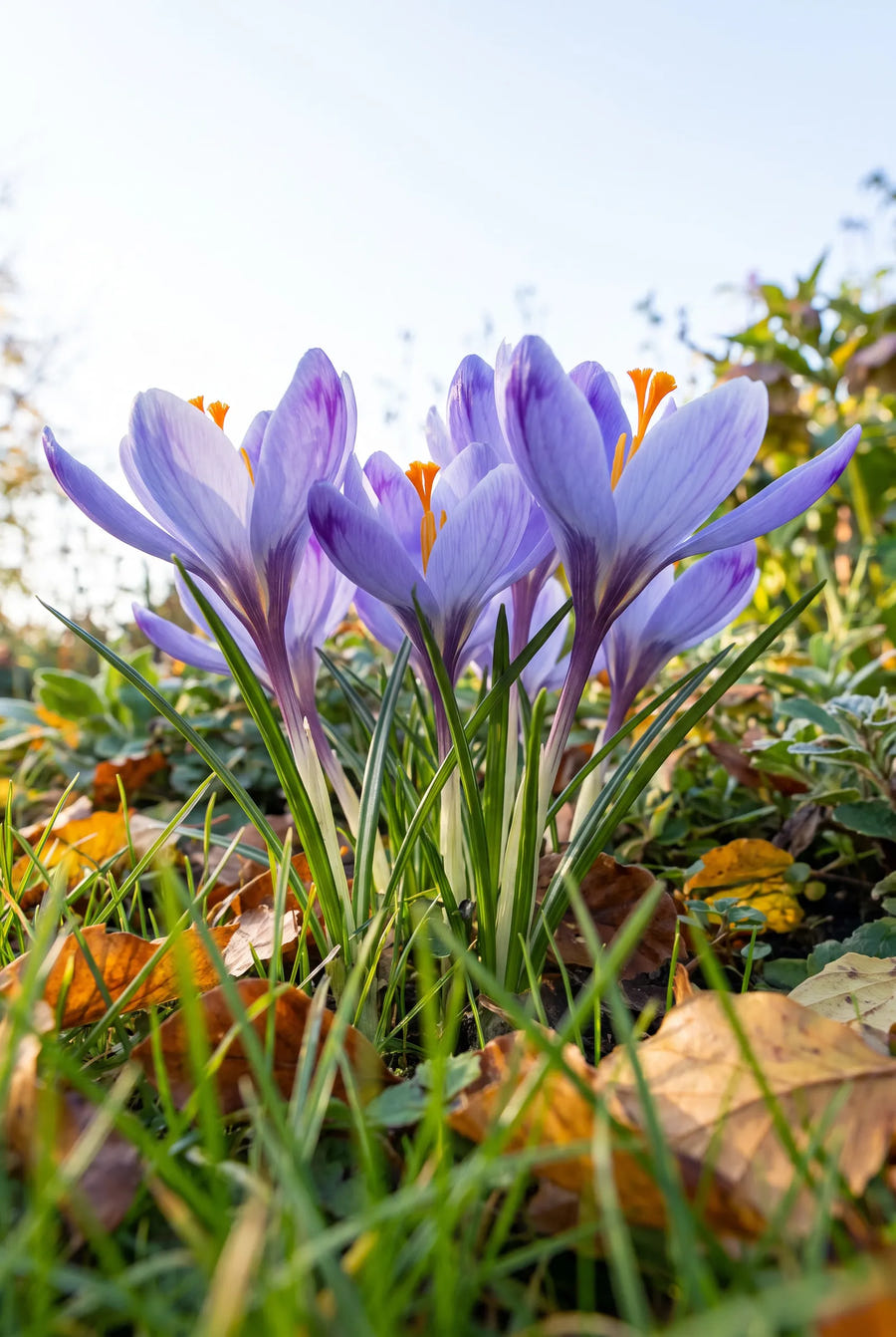 Crocus Speciosus — in de tuin