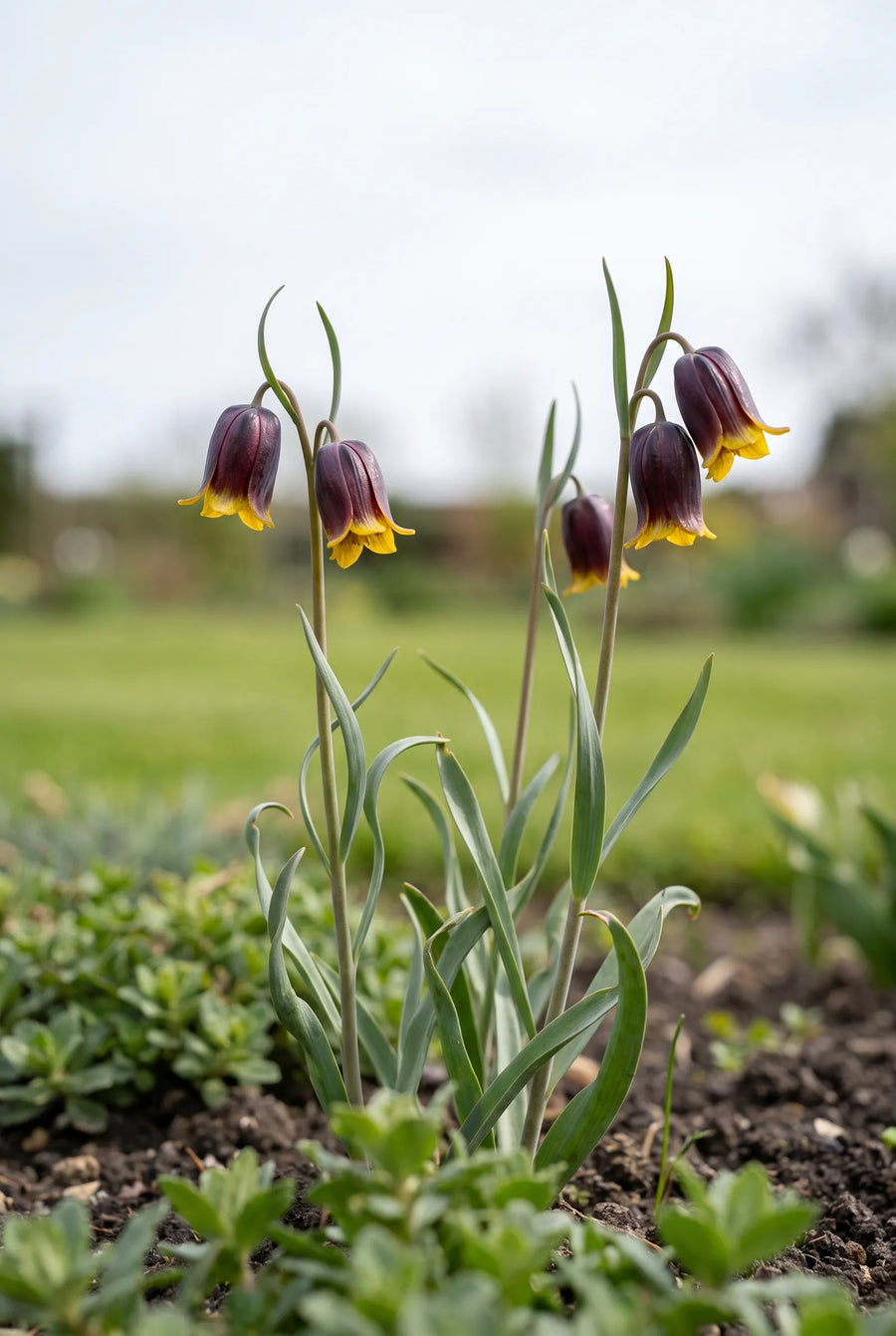 Fritillaria Uva-Vulpis — in de tuin