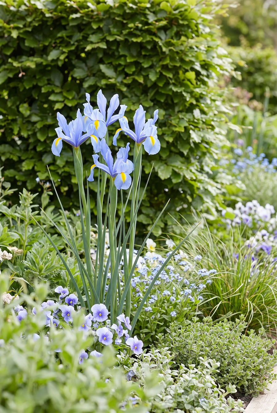 Iris Blue Magic — in de border