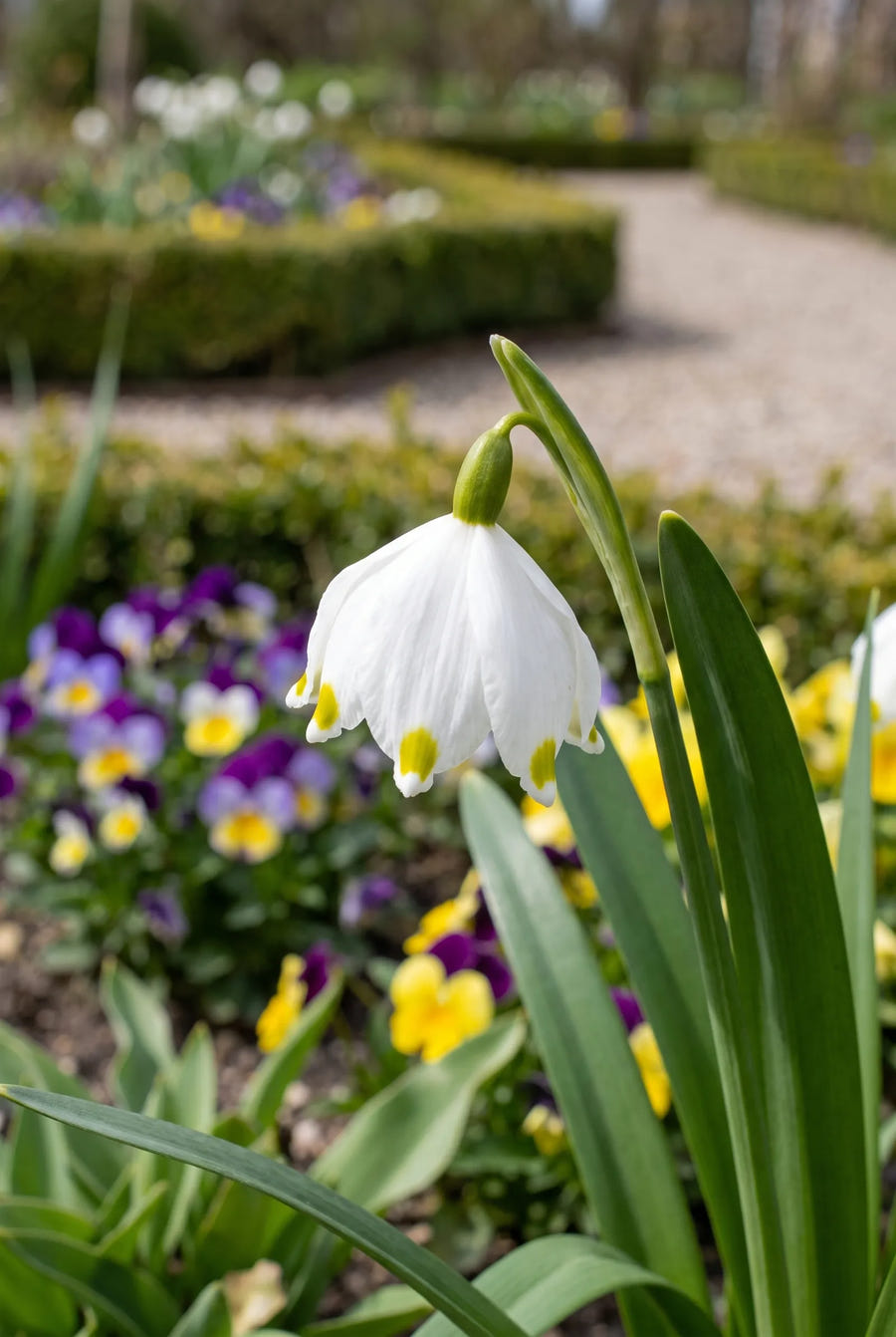 Leucojum Vernum — close-up van de bloem