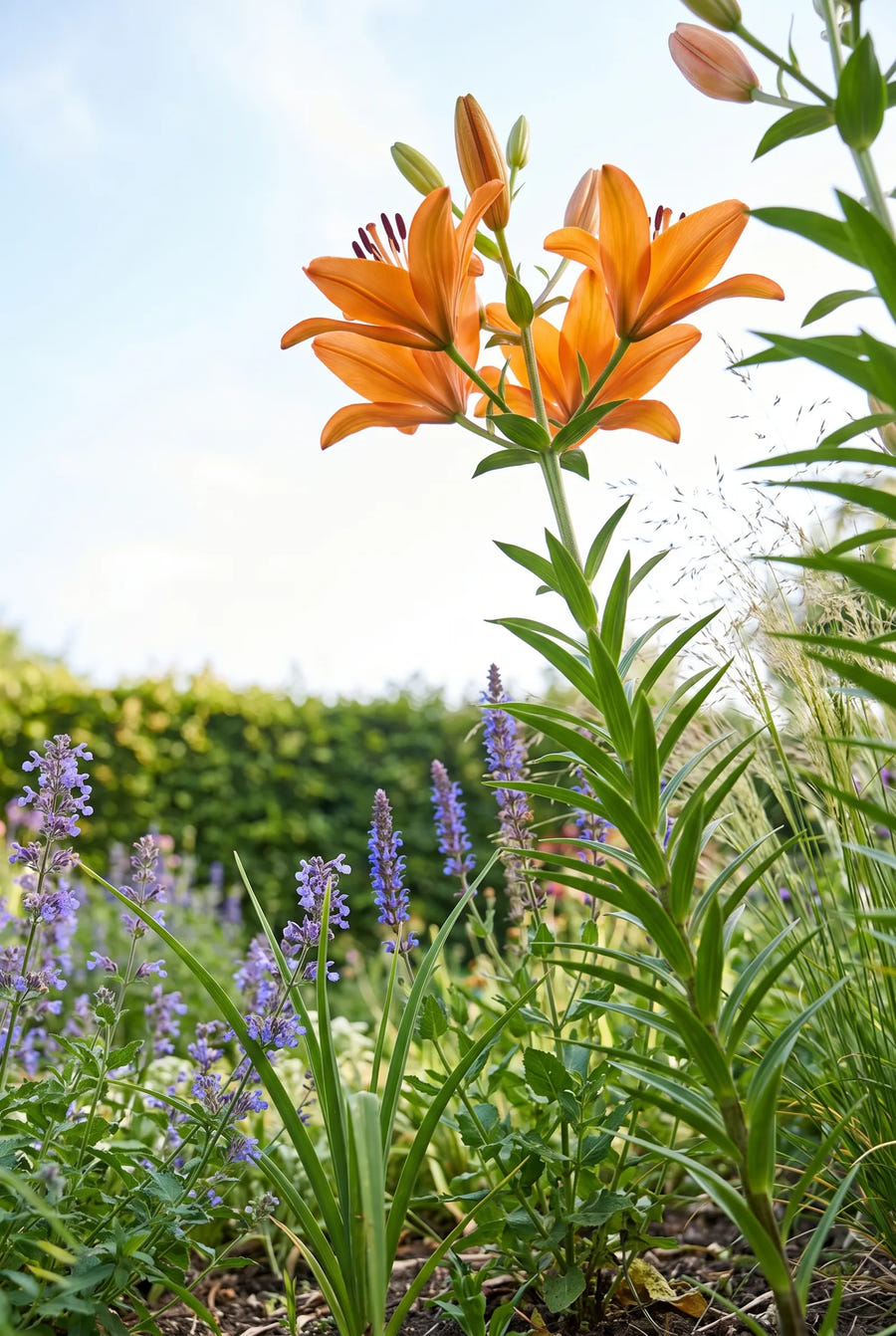 Lilium Orange — in de tuin
