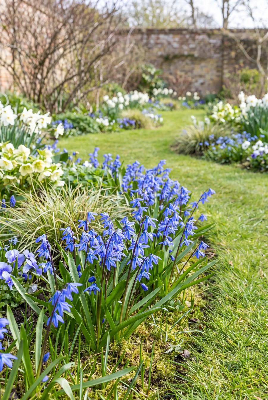 Scilla Siberica — in de border