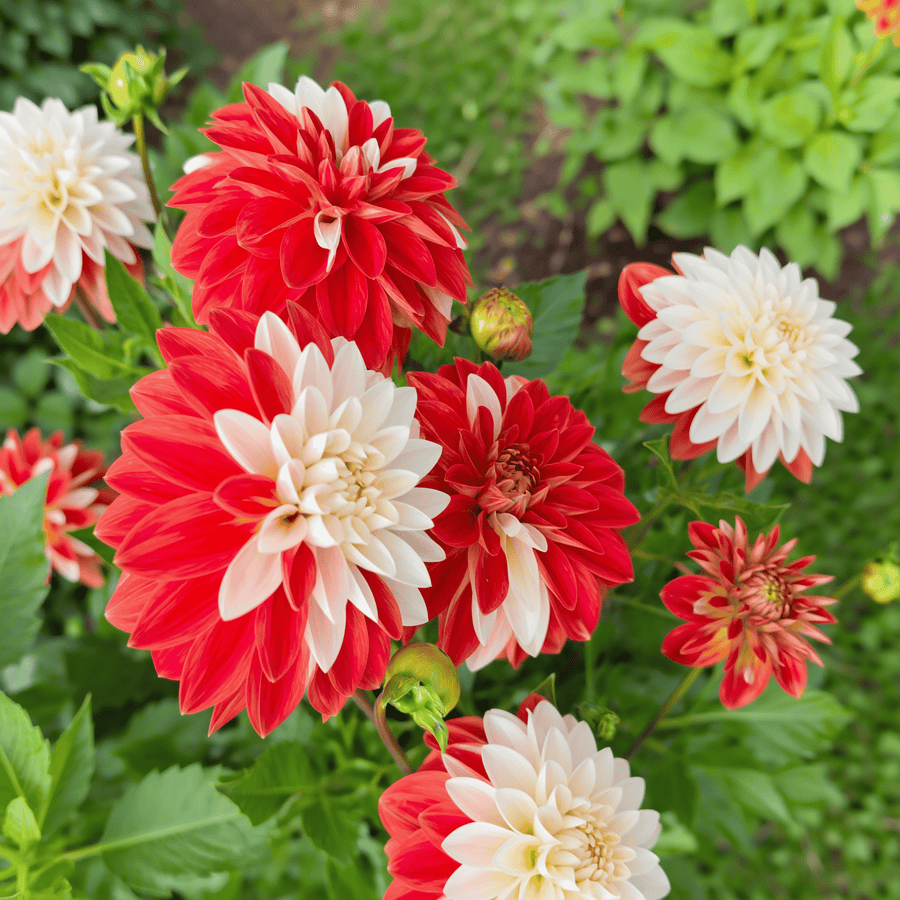 Dahlie 'Tangerine Sorbet'